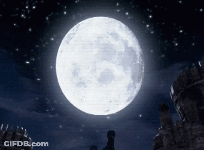 Guillotine Valkyrie At Night GIF