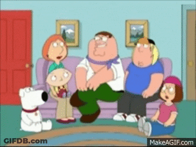 Guilty Family Guy Raising A Hand GIF