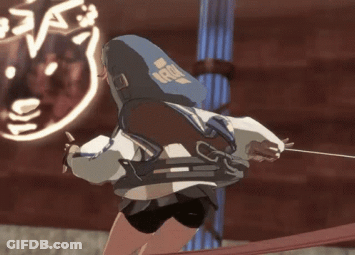 Guilty Gear Bridget Yoyo Peace GIF