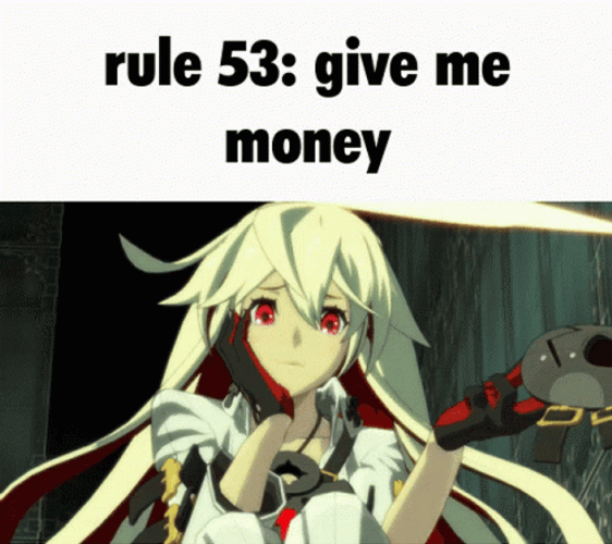 Guilty Gear JackO Rule53 Give Me Money GIF