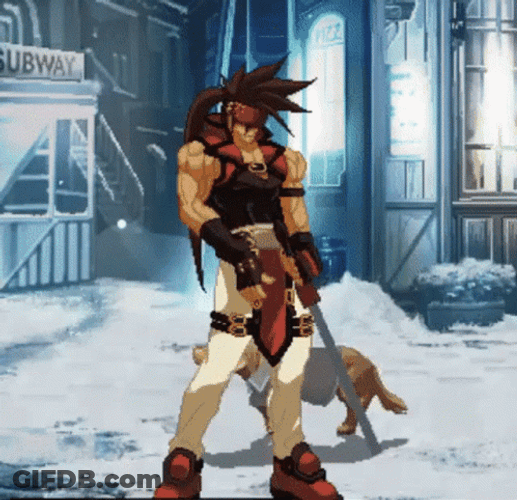 Guilty Gear Sol Power Up GIF