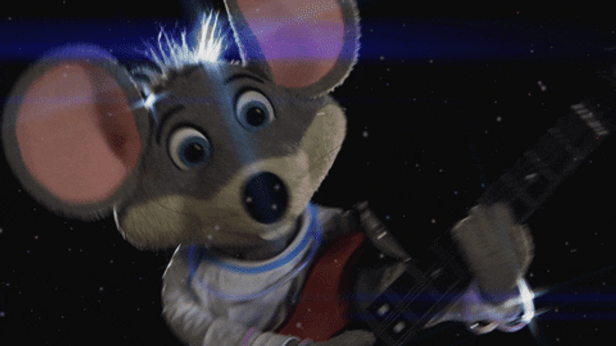 Guitar Biggie Cheese Mascot GIF