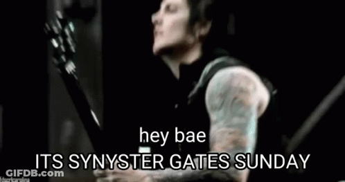 Guitar Man Hey Bae Its Synyster Gates Sunday GIF