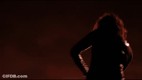 Guitar On Speaker With Purple Light GIF