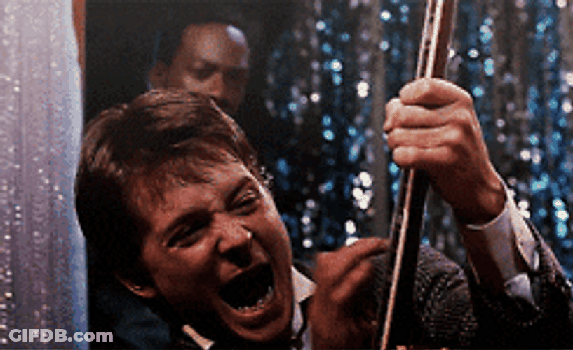Guitar Playing Of Michael Fox GIF