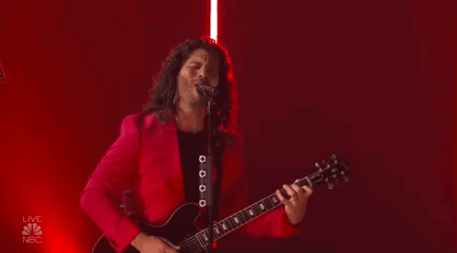 Guitar Playing & Singing GIF