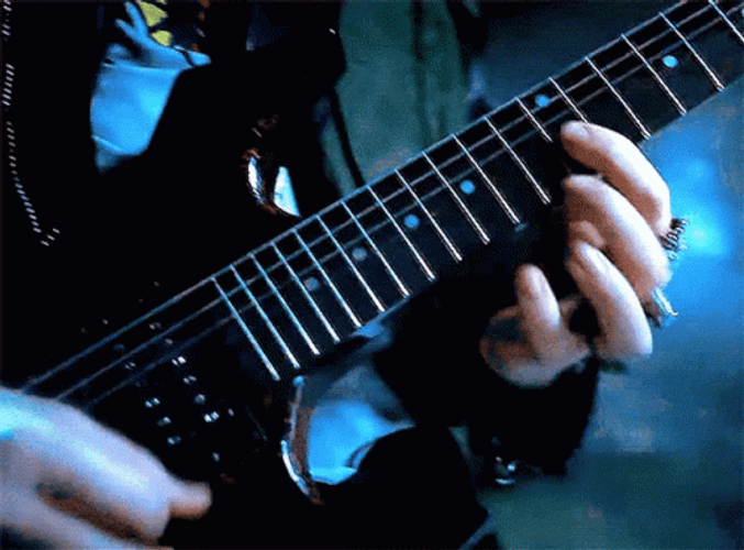 Guitar Plucking And Strumming GIF