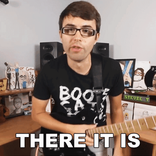 Guitarist Man There It Is GIF
