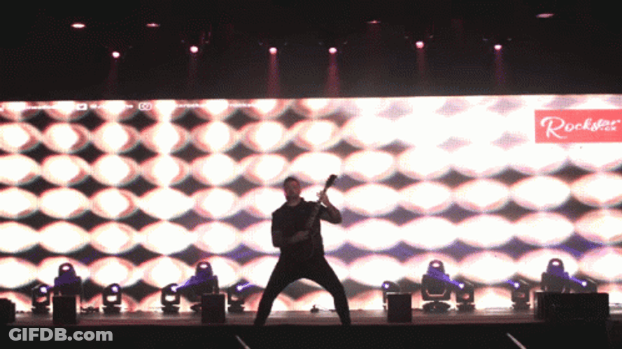 Guitarist Rockstar James Dodkins GIF