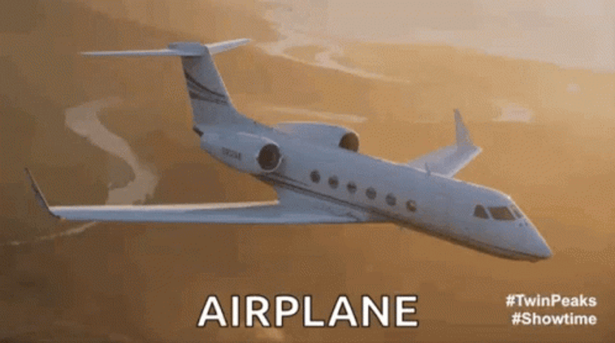 Gulfstream Aerospace Sunset Plane GIF