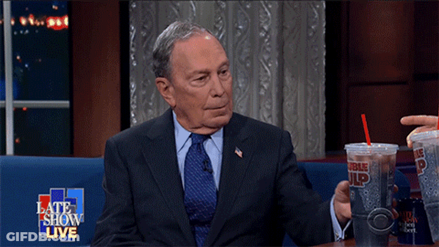 Gulp Gulp Gulp Mike Bloomberg Meme GIF
