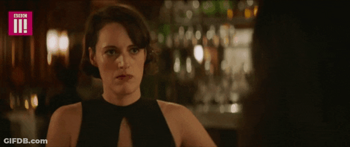 Gulp Gulp Gulp Phoebe Waller Bridge Meme GIF