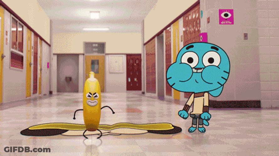 Gumball And Banana Joe Dancing GIF