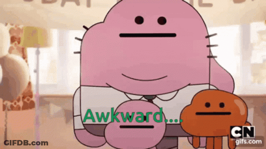 Gumball Awkward Dead Silence GIF