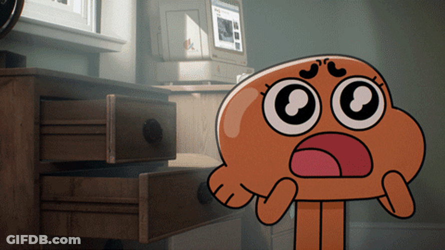 Gumball Darwin Watterson Frustrated Shouting GIF
