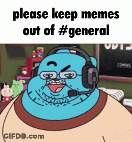 Gumball From Amazing World Wearing Headset GIF