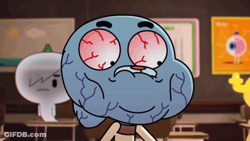 Gumball Looks Sick GIF