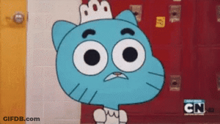 Gumball Nicole Watterson Big Smile On GIF