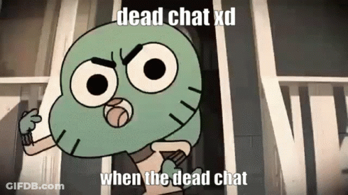 Gumball Running Away From Something GIF