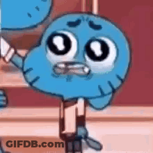 Gumball Sad Face GIF