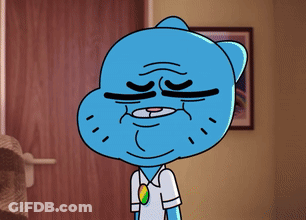 Gumball Sad Face GIF