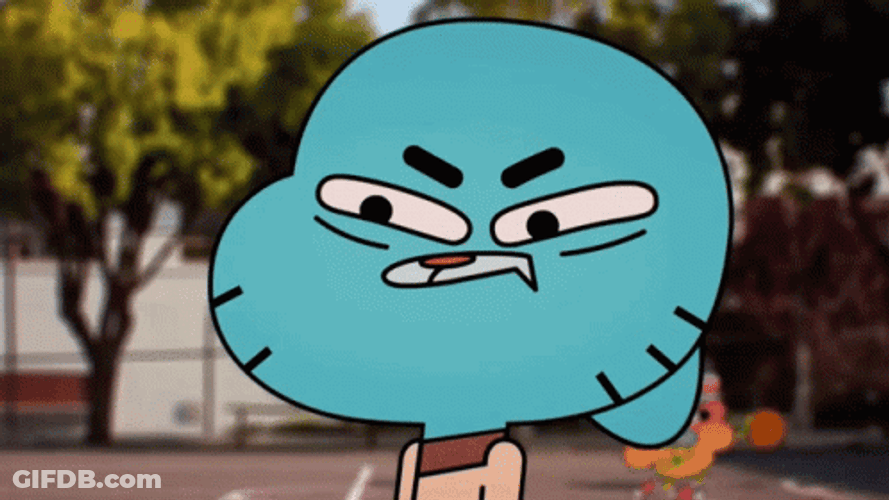 Gumball Watterson Horrified GIF