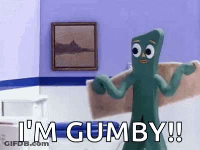 Gumby Squid Holding Towel GIF