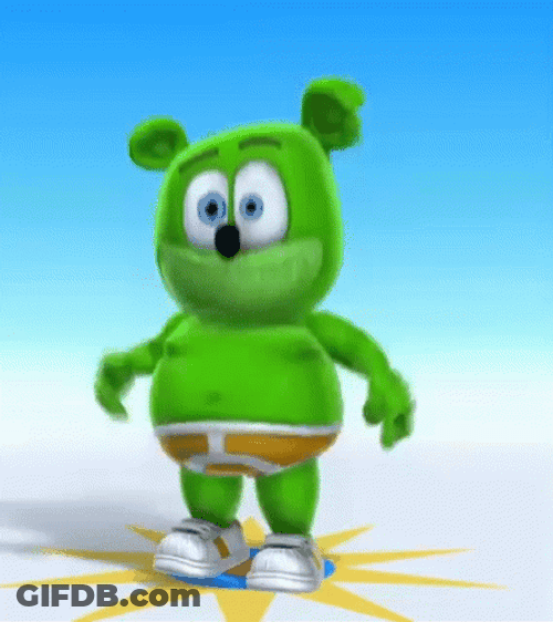 Gummibar Gummy Bear Break Dance Fortnite Dance GIF