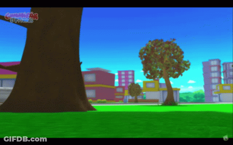 Gummy Bear Fall Down GIF