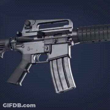 Gun With Red Stripe GIF