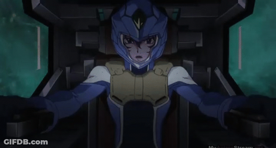 Gundam 00 With Pilot Setsuna GIF