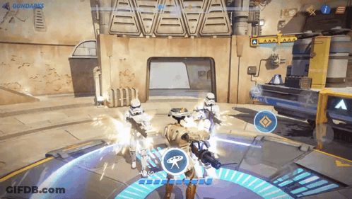 Gundaries Video Game Screenshot GIF