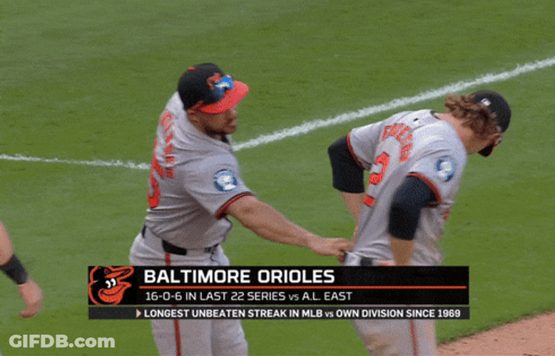 Gunnar Henderson Baltimore Orioles Celebration GIF