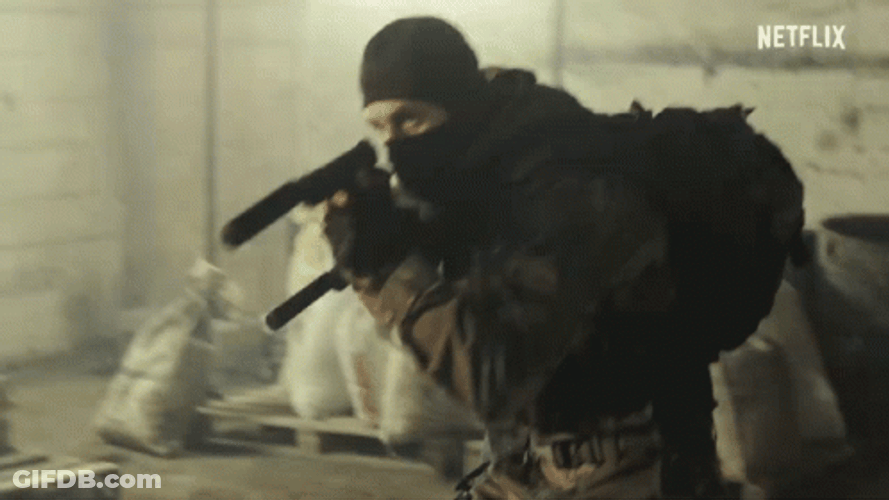 Gunner From Fauda TV Series GIF