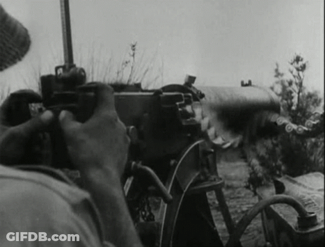 Gunner Using A Machine Gun GIF