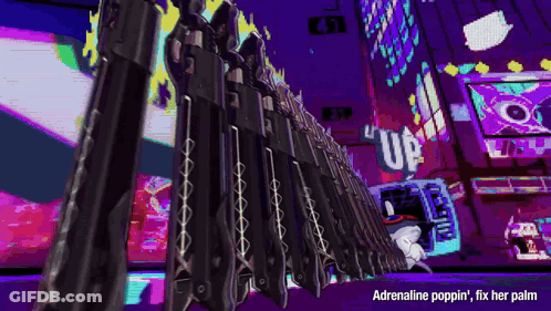 Guns Adrenaline Poppin Fix Her Palm On The Bottom GIF