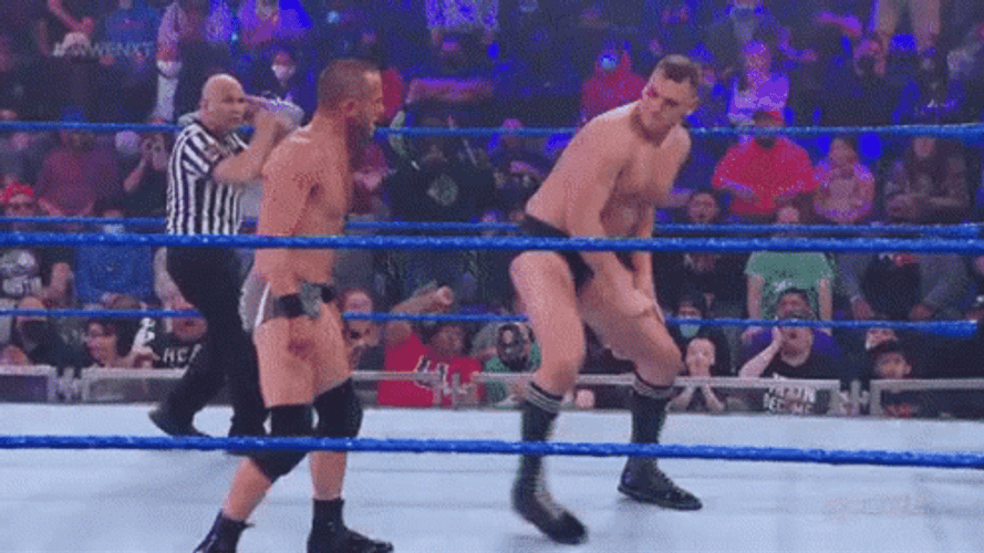 Gunther Slapping Opponent GIF