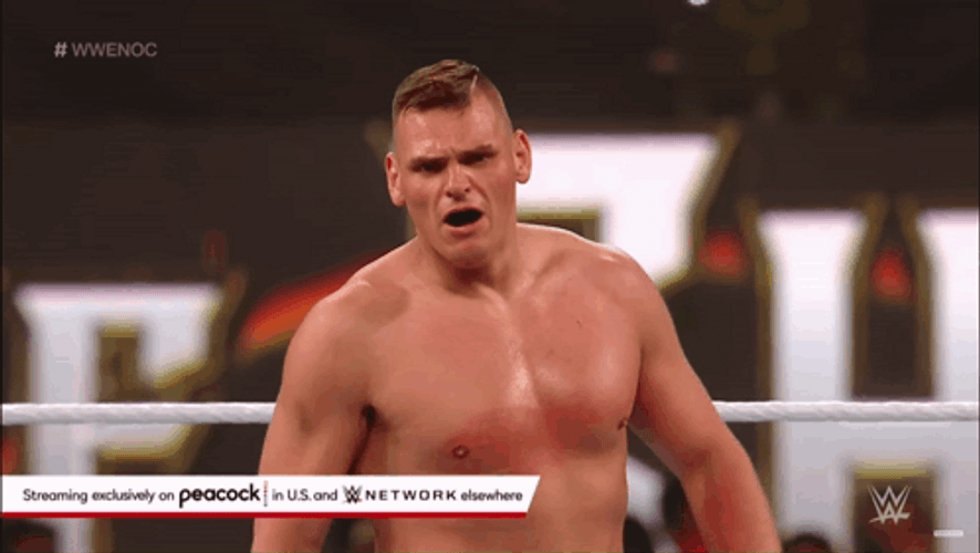 Gunther Standing In Ring GIF