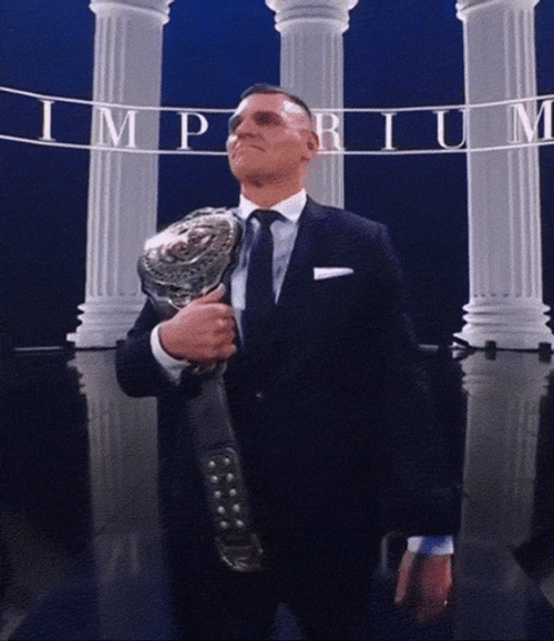 Gunther Walking With Belt GIF