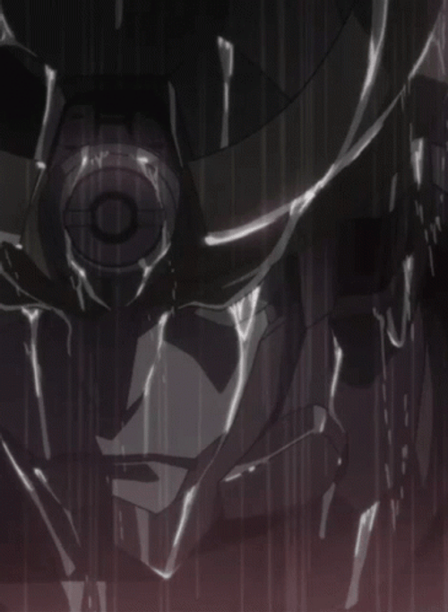 Gurren Lagann Robot Anime In The Rain GIF