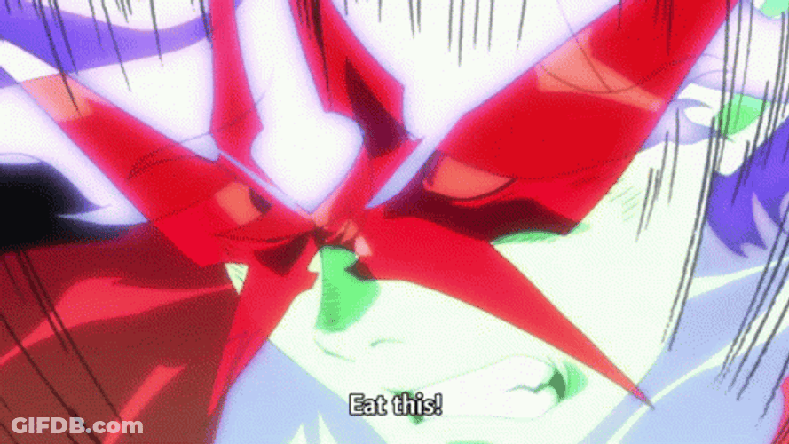 Gurren Lagann Super Tengen Toppa Finishing Move GIF