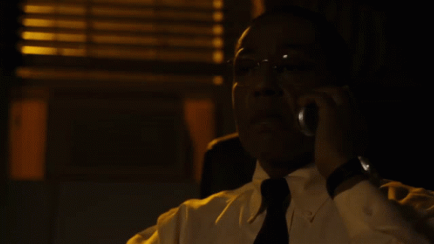 Gustavo Fring Breaking His Phone GIF