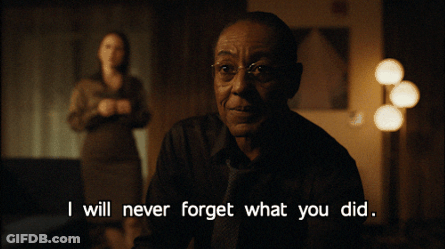 Gustavo Fring Never Forget What You Did GIF