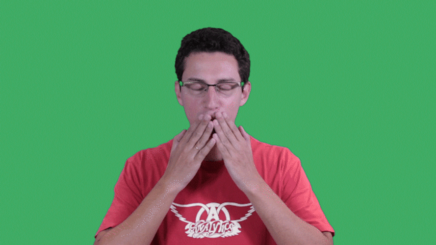 Guy Blowing & Sending Kisses GIF
