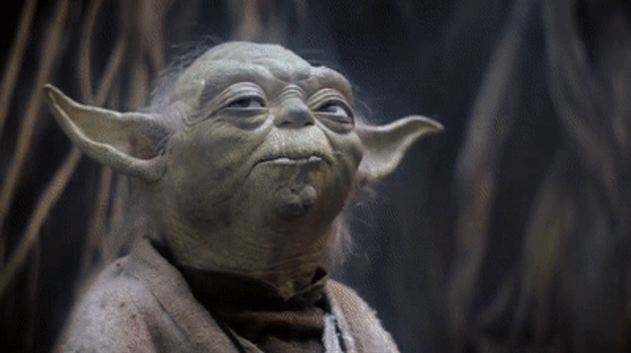 Guy Carrying Yoda GIF