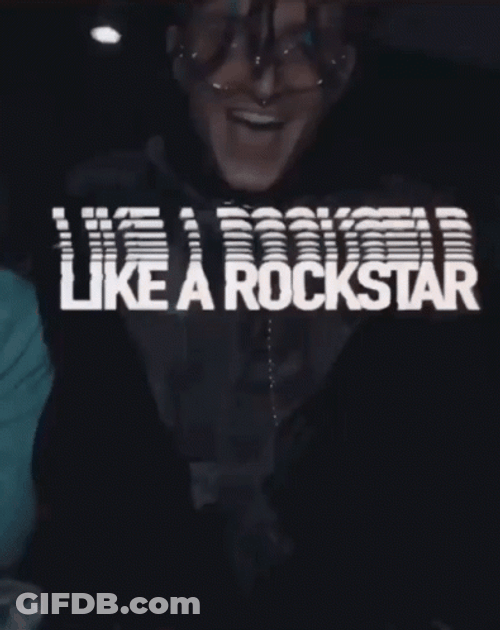 Guy Chillin Like A Rockstar GIF