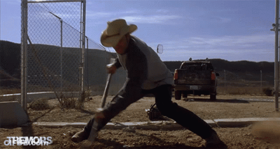 Guy Digging Passionately GIF