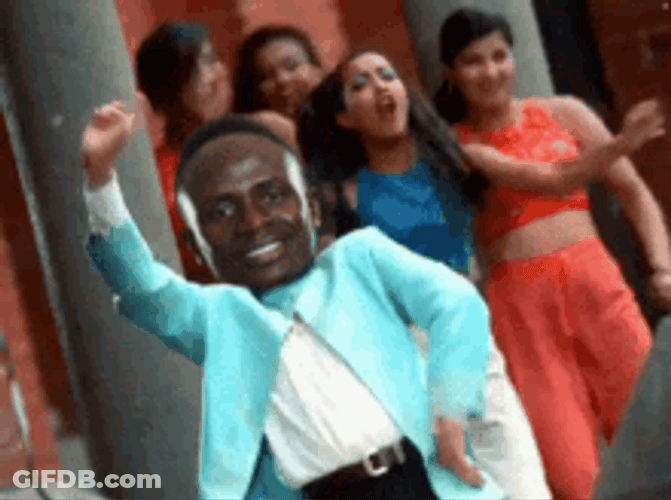 Guy Doing A Funny Dance With Girls GIF