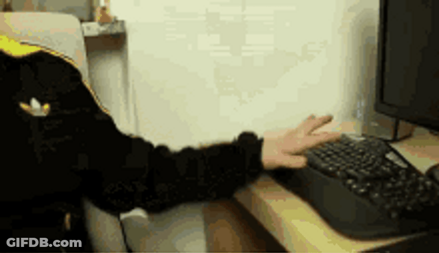 Guy Doing Jontron Double Hacking GIF