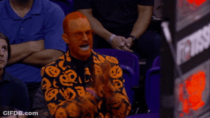 Guy Dress Up David S Pumpkins Clapping GIF